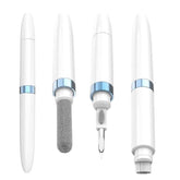 Bolígrafo limpiador de auriculares Cepillo limpiador de auriculares Herramienta de limpieza de teclado de computadora, estilo 2